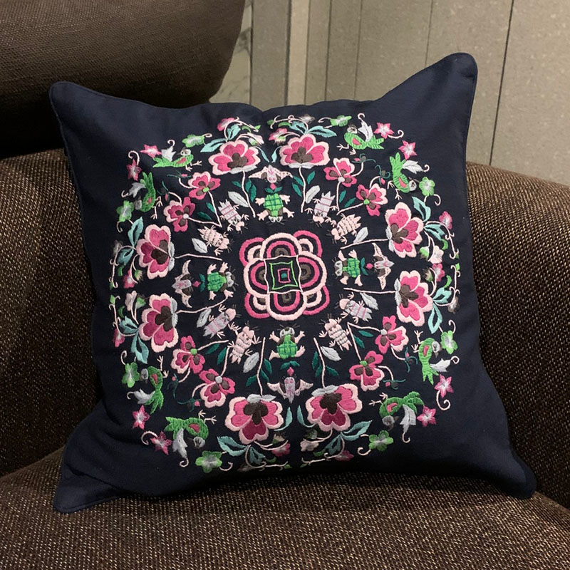 nanfan て刺繍クッション