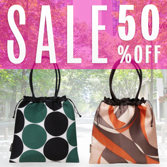 グラフィック巾着バッグ nanfan